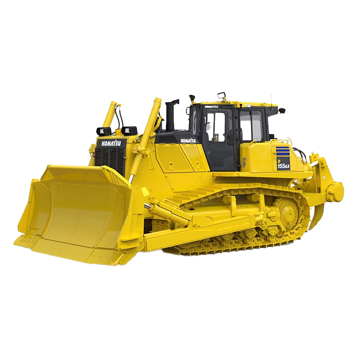 D155 dozer picture for Daya Charan Earthmovers bulldozer rental services in India page, portraying a picture with a short description of the equipment.